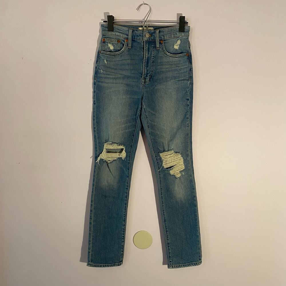 Madewell Medium Wash The Perfect Vintage Jean Straight Leg Women's size 23